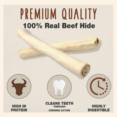 Show full view: Cadet Premium Retriever Rolls Beef Flavor Dog Chews, 20 count slide 4 of 10