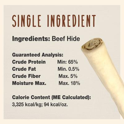 Show full view: Cadet Premium Retriever Rolls Beef Flavor Dog Chews, 20 count slide 7 of 10