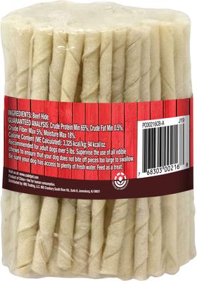 Show full view: Cadet Premium Beef Hide Twist Sticks Beef Flavor Dog Chews, 5-in, 100 count slide 9 of 11