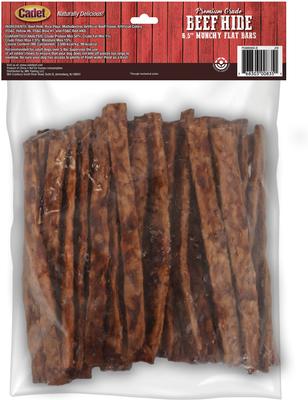 Show full view: Cadet Premium Beef Hide Beef Flavor Munchy Stix Dog Chews, 6.5-in, 50 count slide 4 of 8
