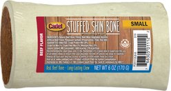 Cadet Stuffed Shin Beef Flavor Dog Bone, Small