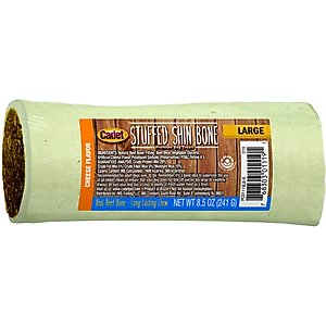 Cadet Stuffed Shin Bones Dog Chew, Cheese