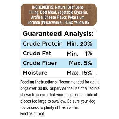 Show full view: Cadet Stuffed Shin Bones Cheese Flavor Dog Bones slide 9 of 10