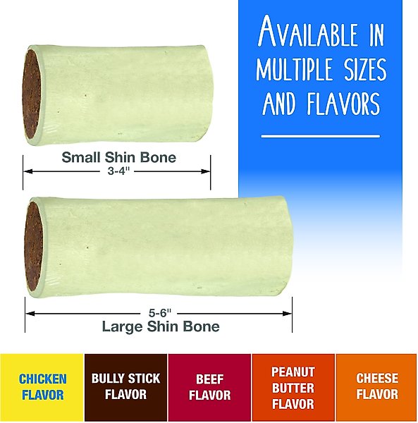 Show full view: Cadet Stuffed Shin Bones Dog Chew, Chicken slide 5 of 11