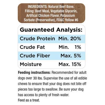 Show full view: Cadet Stuffed Shin Bones Chicken Flavor Dog Bones slide 9 of 11