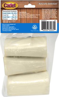 Show full view: Cadet Stuffed Shin Bones Peanut Butter Flavor Dog Bones, Small, 3 count slide 5 of 12