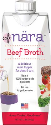 Show full view: Cafe Nara Beef Broth Grain-Free Dog & Cat Wet Food Topper, 1.1-lb bottle slide 3 of 6