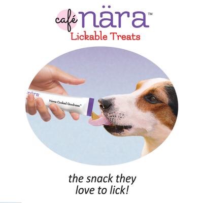 Show full view: Cafe Nara Peanut Butter Flavored Lickable Dog Treats, 2-oz bag, 4 count slide 4 of 4