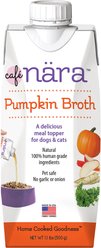 Cafe Nara Pumpkin Broth Grain-Free Dog & Cat Wet Food Topper, 1.1-lb bottle