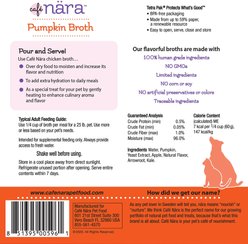 Cafe Nara Pumpkin Broth Grain-Free Dog & Cat Wet Food Topper, 1.1-lb bottle slide 2 of 4