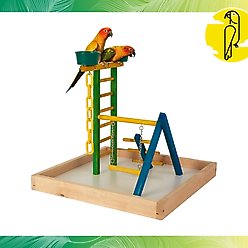 Caitec 18-in Junior Playground with Cups Bird Perch slide 2 of 8