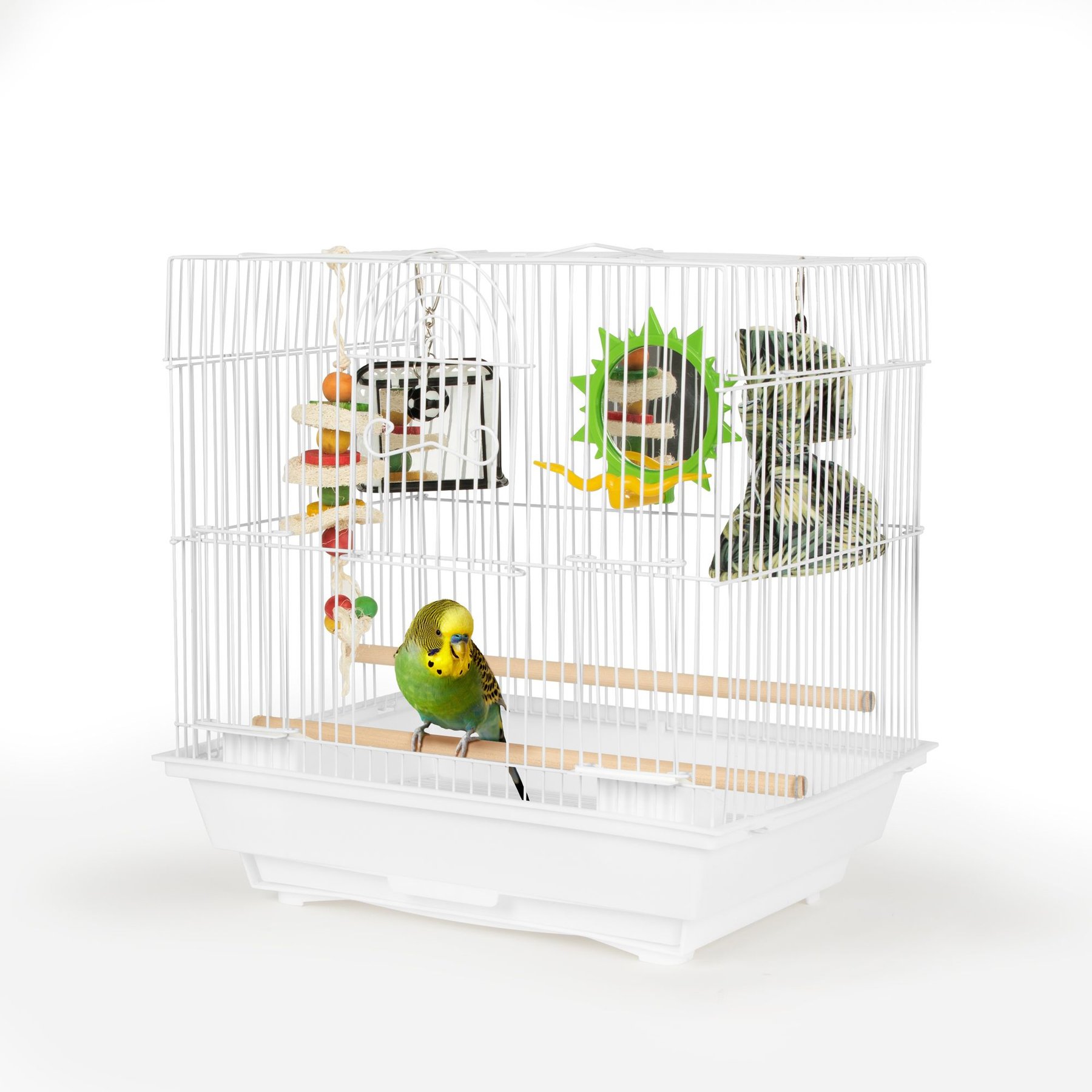 Caitec Featherland Paradise 355S Fun Kit Bird Cage, White