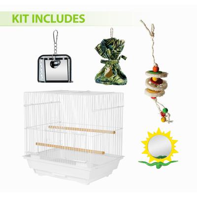 Show full view: Caitec 355S Fun Kit Bird Cage, Black slide 3 of 6