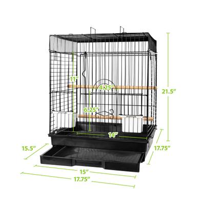 Show full view: Caitec 448S Fun Kit Bird Cage, Black slide 4 of 6