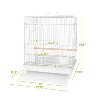 Show full view: Caitec 448S Starter Kit Bird Cage, White slide 4 of 5
