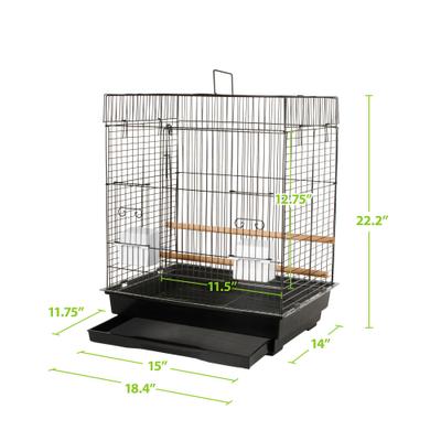 Show full view: Caitec 450S Starter Kit Bird Cage, Black slide 4 of 6
