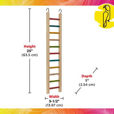 Show full view: Caitec Cockatiel Ladder, 24-in slide 3 of 10