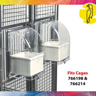Show full view: Caitec Exterior Bird Cage Accessory, Small slide 3 of 9