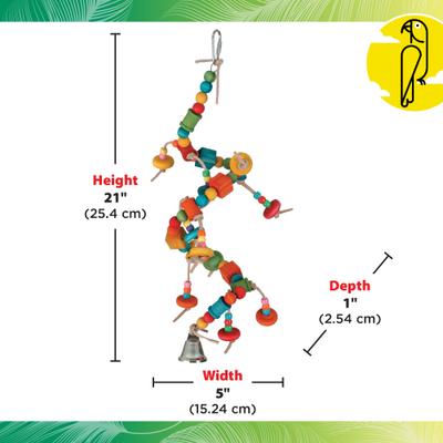 Show full view: Caitec Featherland Paradise Active Curl Bird Toy slide 3 of 9