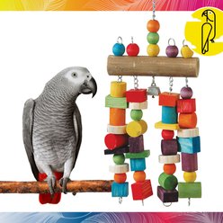 Caitec Featherland Paradise Bamboo Log Bird Toy, Large slide 2 of 9