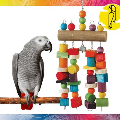 Show full view: Caitec Featherland Paradise Bamboo Log Bird Toy, Large slide 2 of 9