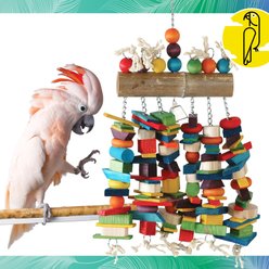 Caitec Featherland Paradise Bamboo Log Bird Toy, X-Large slide 2 of 9