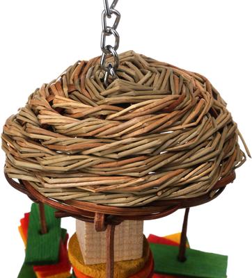 Show full view: Caitec Featherland Paradise Basket Twister Bird Toy slide 6 of 8