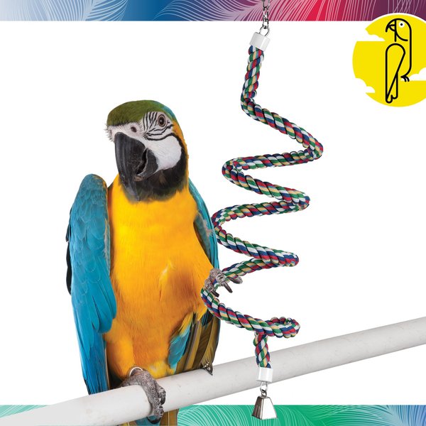 Caitec Featherland Paradise Cotton Bungie Bird Toy