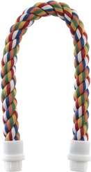 Caitec Featherland Paradise Cotton Perch Bird Toy, 0.75 x 16-in