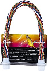 Caitec Featherland Paradise Cotton Perch Bird Toy, 0.75 x 16-in slide 2 of 3