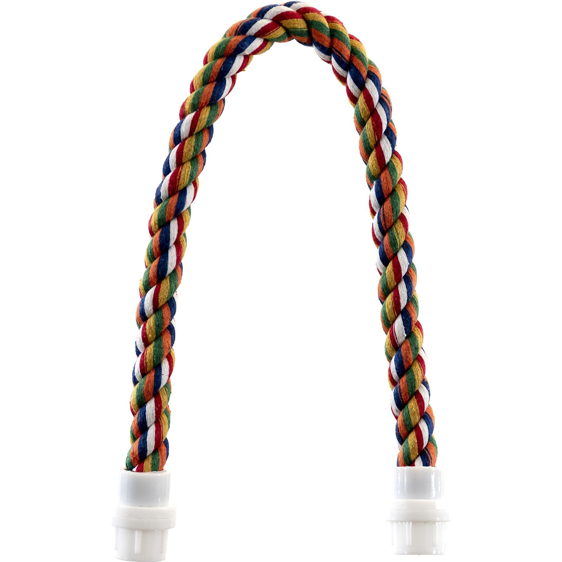 Caitec Featherland Paradise Cotton Perch Bird Toy, 0.75 x 20-in