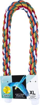 Show full view: Caitec Featherland Paradise Cotton Perch Bird Toy, 1.5 x 30-in slide 2 of 3