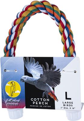 Show full view: Caitec Featherland Paradise Cotton Perch Bird Toy, 1 x 16-in slide 2 of 3