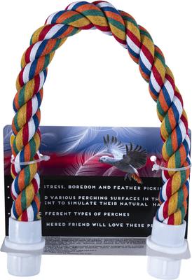 Show full view: Caitec Featherland Paradise Cotton Perch Bird Toy, 1 x 16-in slide 3 of 3