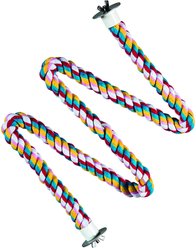 Caitec Featherland Paradise Cotton Zig Zag Perch Bird Toy, 3/4 x 50-in