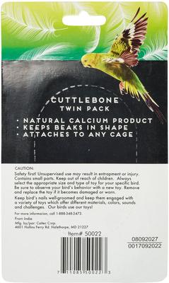 Show full view: Caitec Featherland Paradise Cuttlebone Bird Toy, 2 count, Large slide 2 of 4