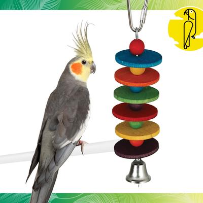 Show full view: Caitec Featherland Paradise Disco Bird Toy, Small slide 2 of 9