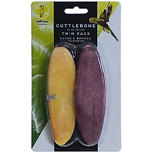 Caitec Featherland Paradise Fish Flavored Cuttlebone Bird Toy, 2 count, Large