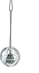 Caitec Featherland Paradise foraging Ball with Bell Bird Toy