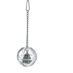 Caitec Featherland Paradise Foraging Ball with Bell Bird Toy
