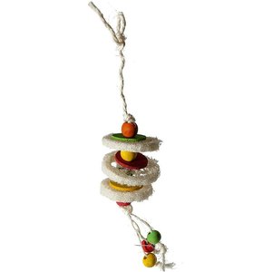 Caitec Featherland Paradise Triple Chew Bird Toy