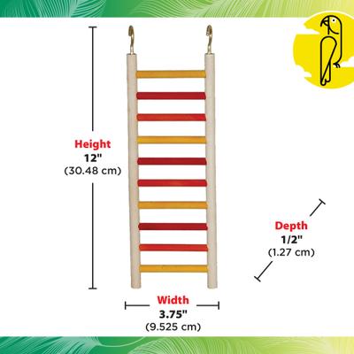 Show full view: Caitec Featherland Paradise Parakeet Ladder Bird Toy slide 3 of 10
