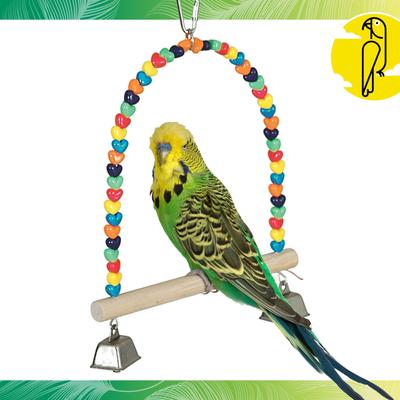 Show full view: Caitec Featherland Paradise Parakeet Swing Bird Toy slide 2 of 9