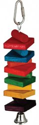 Caitec Featherland Paradise Rainbow Stack Bird Toy, Small