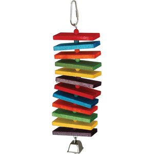 Caitec Featherland Paradise Rainbow Stack Bird Toy