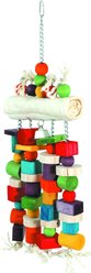 Caitec Featherland Paradise Rawhide Log Bird Toy, Medium