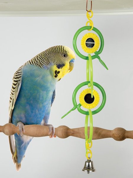Caitec Featherland Paradise Rings & Mirrors Bird Toy