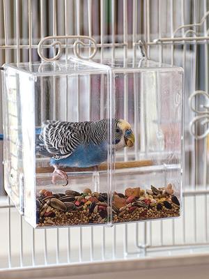 Show full view: Caitec Featherland Paradise Seed Corral No Mess Feeder Bird Toy slide 2 of 8