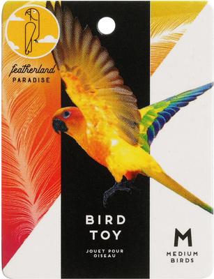 Show full view: Caitec Featherland Paradise Spin & Chew Bird Toy slide 2 of 6