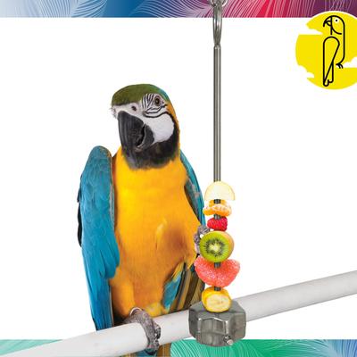 Show full view: Caitec Featherland Paradise Stainless Steel Kabob Bird Toy slide 2 of 9